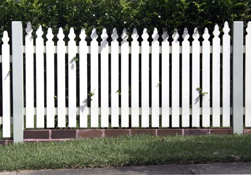 Classic Wooden Picket Fence
